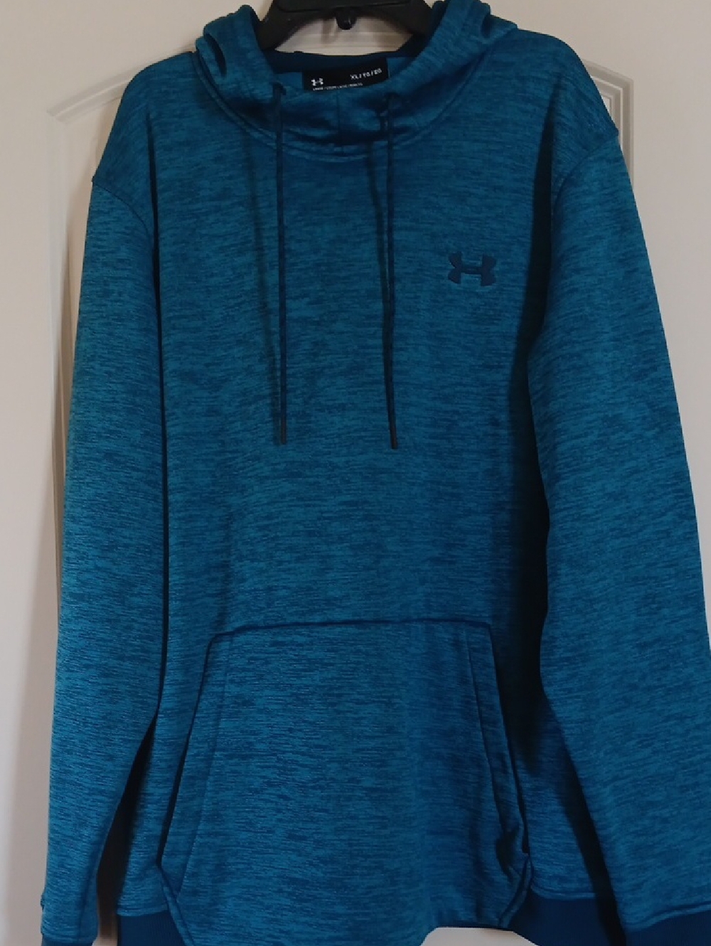 Under Armour Teal Marbled Hooded Pullover